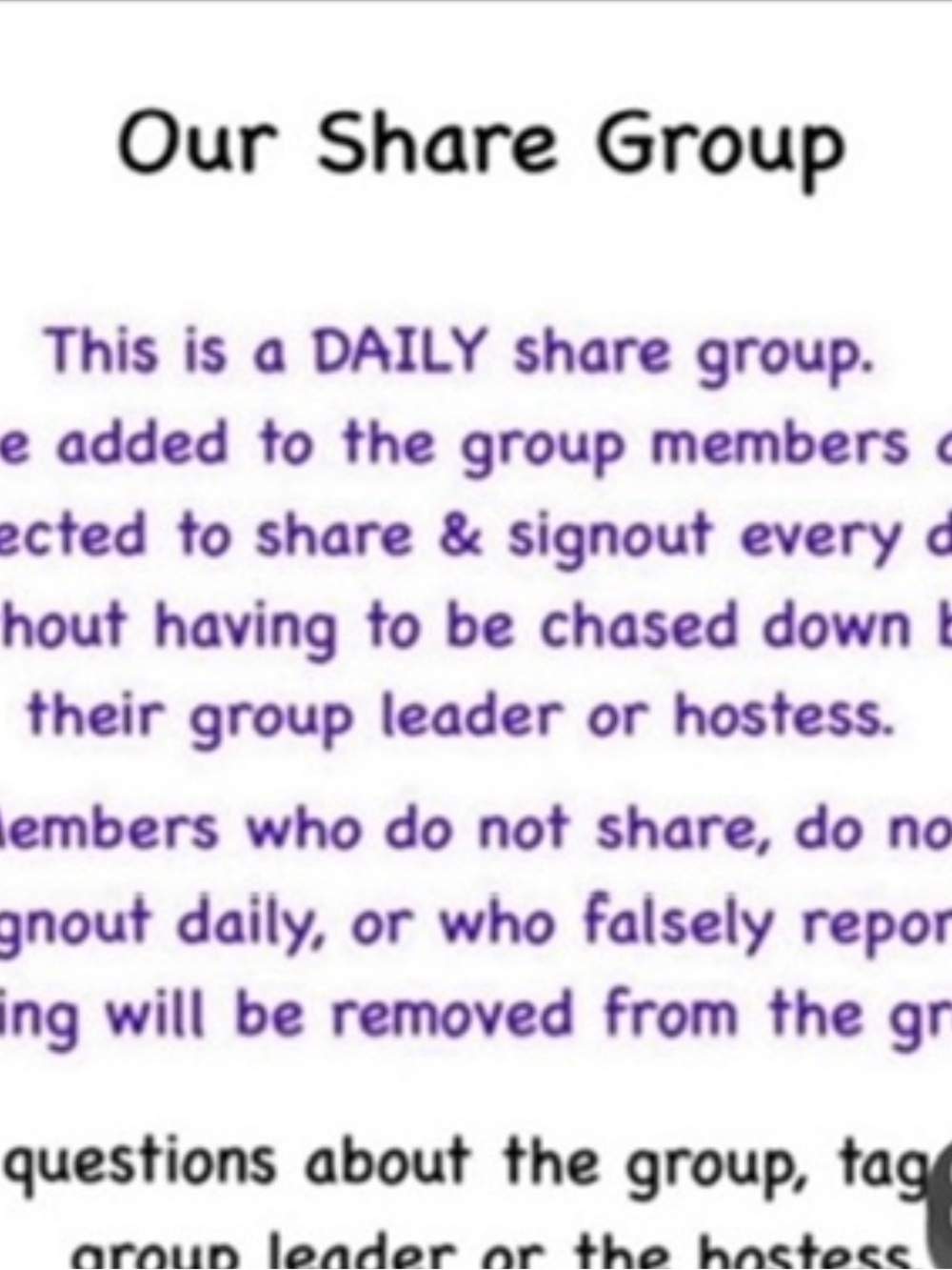 DAILY SHARE GROUP ASSIGNMENTS - Picture 2 of 3